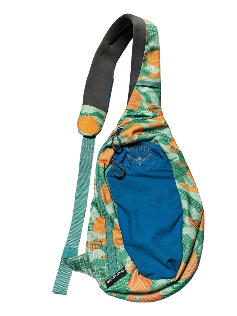 Osprey Daylite Sling Backpack in Honey Bee Deep Sea Blue Limited Series Pattern